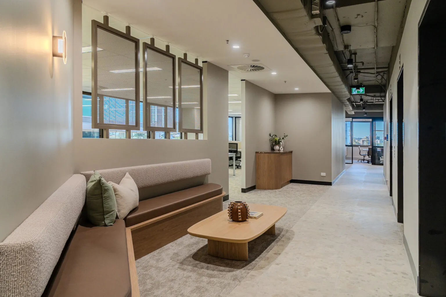 Reception and lounge area