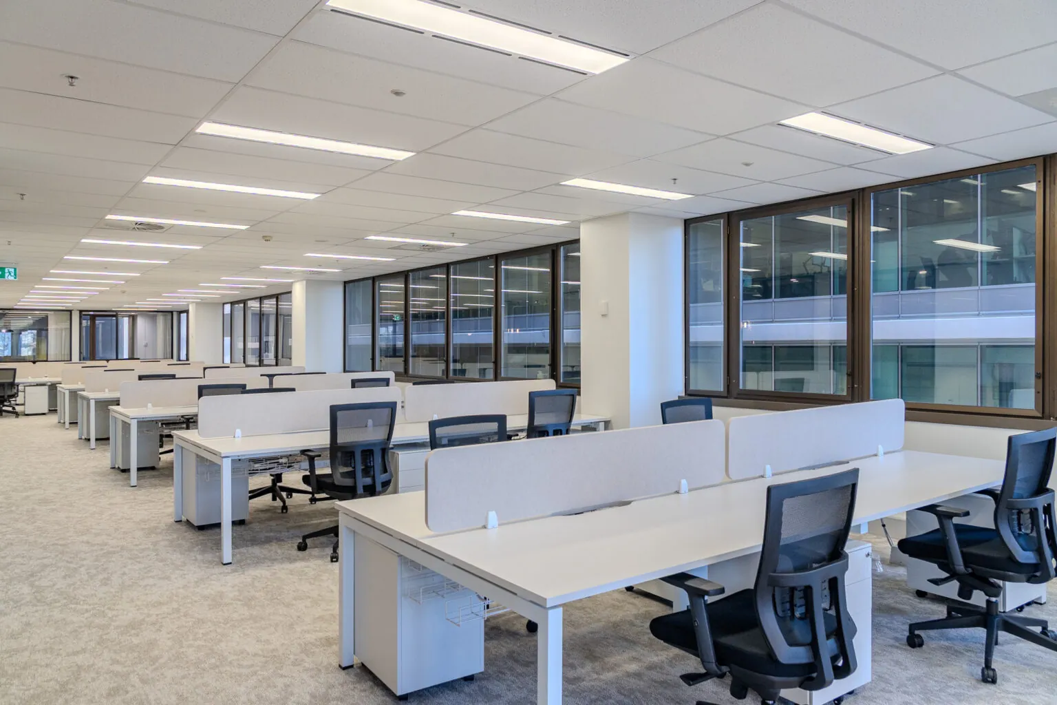 Meeting room with timber fit-out